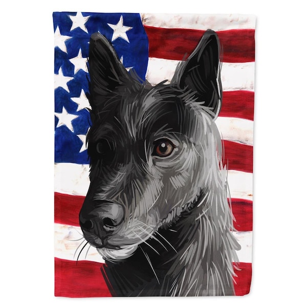 Carolines Treasures Seskar Seal Dog American Canvas House Flag - 28 x 0.01 x 40 in. - CK6701CHF