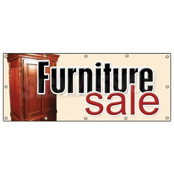 Signmission FURNITURE SALE BANNER SIGN store signs sign sofa recliner chair dinette - B-120 FURNITURE SALE