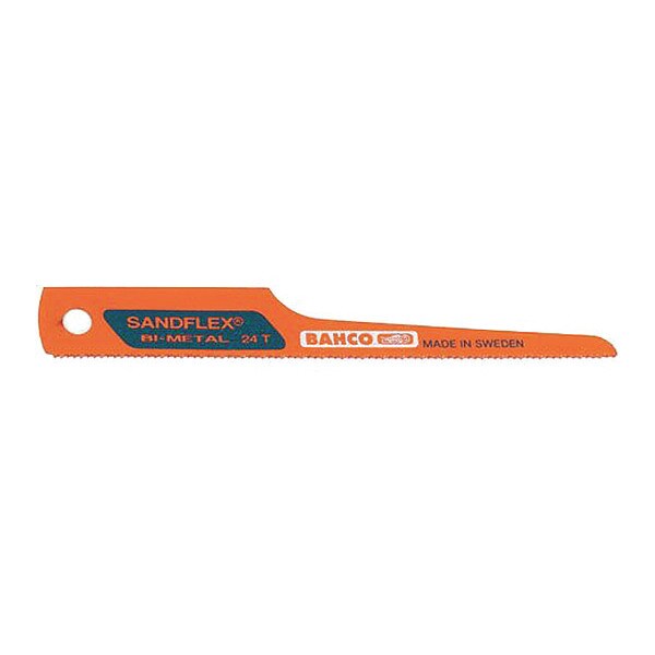 Bahco 3-1/2" L x Metal Cutting Carbody Blade, 3-1/2", 18 TPI, PK100 - 3845-18-100P-BULK
