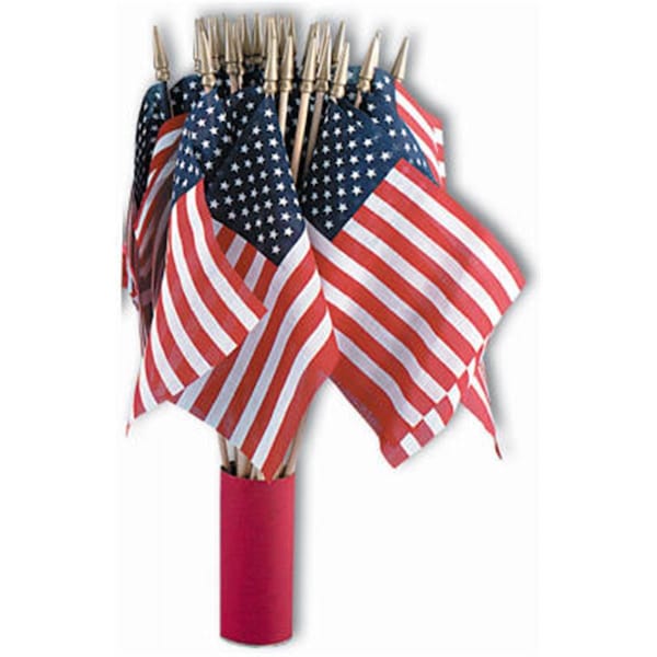 Perfectpatio 41192 4 x 6 in. US Hand Flag, Pack Of 48 - PE137054