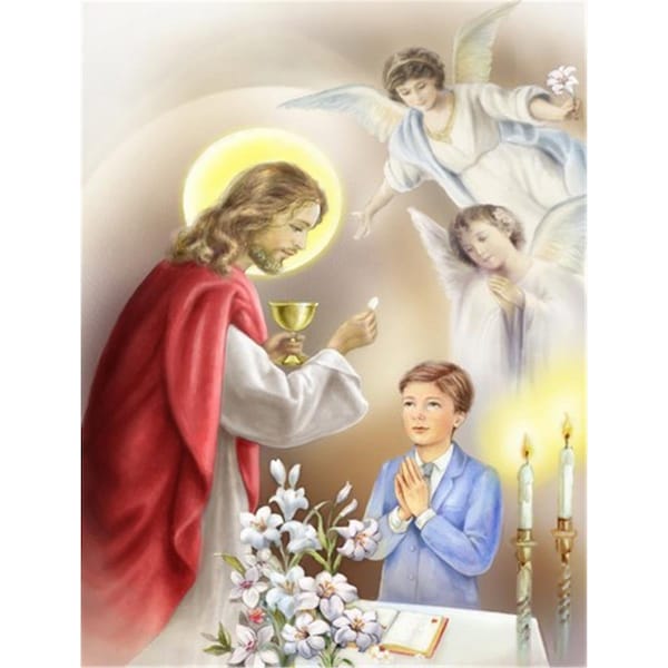 Patioplus First Communion Boy Flag Garden Size - PA633184