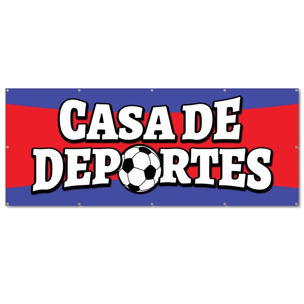 Signmission Casa De Deportes, 48 Inch, Banner - B-120-30355