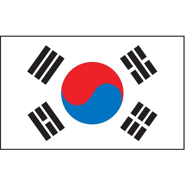 Annin Flagmakers South Korea Flag, 3x5 Ft, Nylon - 197606