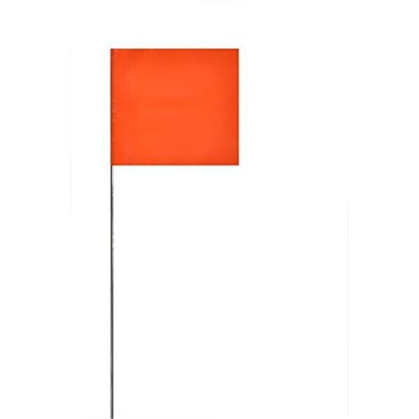 Swanson Tool Co Swanson Tool FOR21100 Flag Stake; Orange - Bundle of 100 - FOR21100