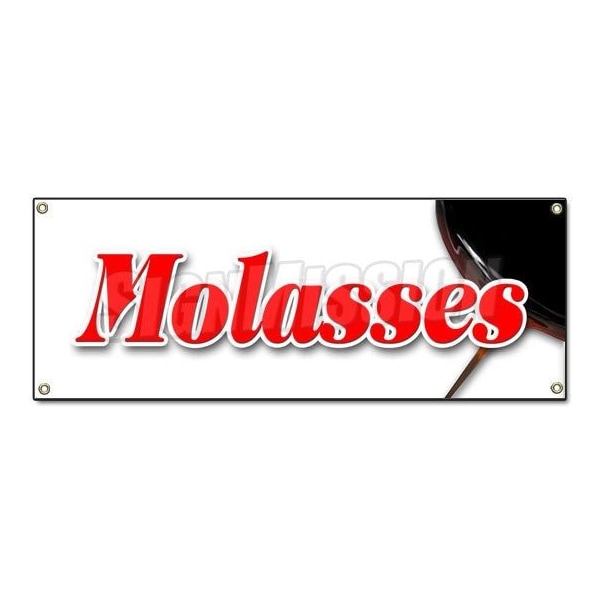Signmission MOLASSES BANNER SIGN fresh homemade sugar cane sweet blackstrap honey syrup - B-MOLASSES