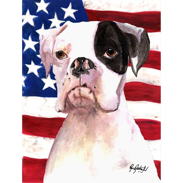 Patioplus Cooper USA American Flag Boxer Flag Canvas House Size - PA2554923