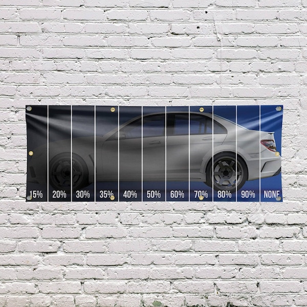 Signmission Window Tinting Percentage, 36 Inch x 96 Inch, Vinyl Banner - B-96-30946