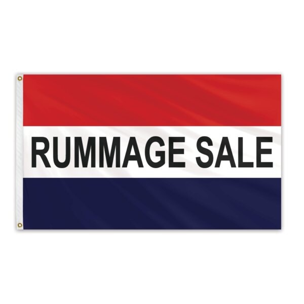 Global Flags Unlimited Rummage Sale Message Flag 3'x5' Standard Flag - 204559