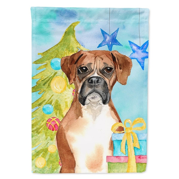 Patioplus Christmas Tree Boxer Flag Canvas House Size - PA2552086