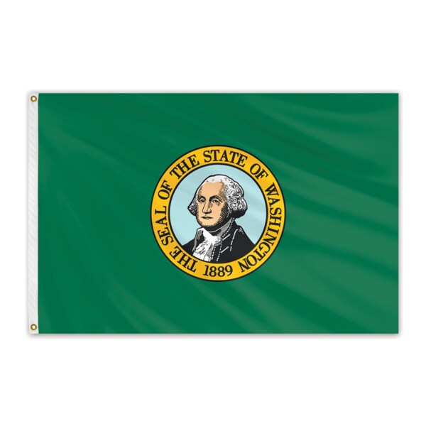 Global Flags Unlimited Washington Outdoor Poly Max Flag 3'x5' - 200911