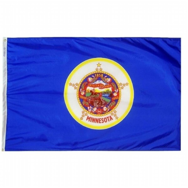 Annin Flagmakers Annin Flagmakers 142760 3 ft. x 5 ft. Nyl-Glo Minnesota Flag - 142760