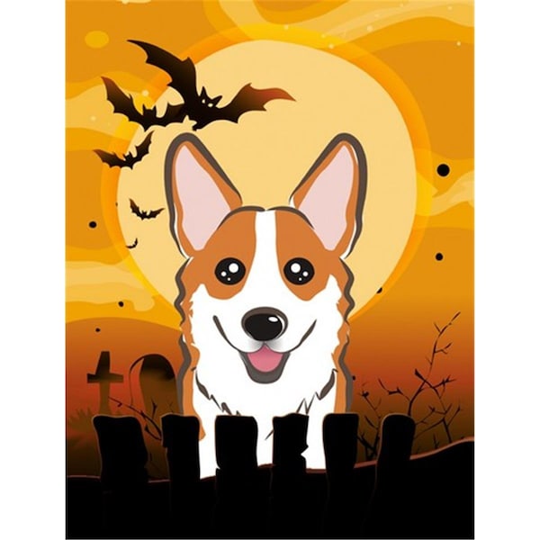 Patioplus Halloween Red Corgi Flag Garden Size - PA951313