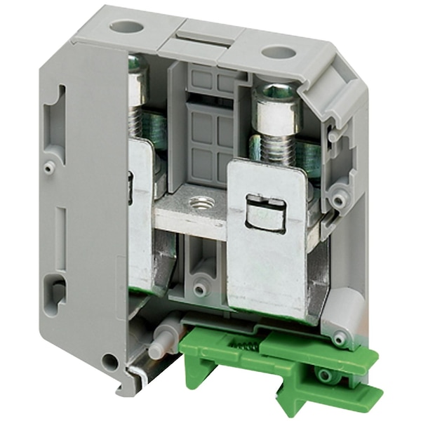 Bloque de terminales Schneider Electric, Linergy TR, gris, 70mm2, paso a través, 2 puntos, juego de 10 - NSYTRV702.