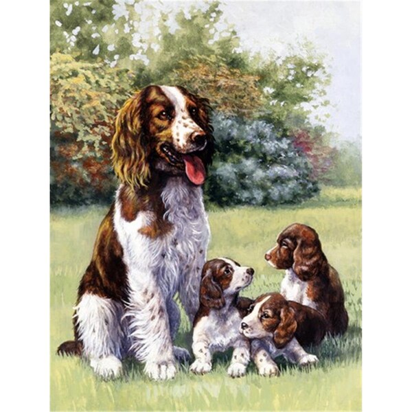 Carolines Treasures Springer Spaniels by Daphne Baxter Flag Garden Size - BDBA0288GF