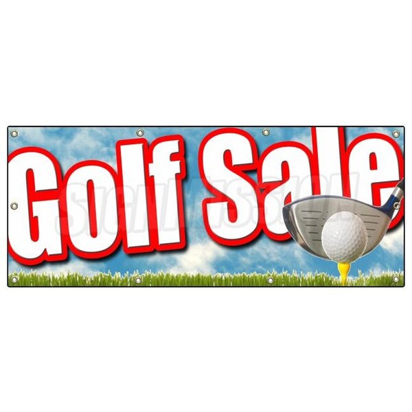 Signmission GOLF SALE BANNER SIGN golfing shop signs ball club pro bags golfer - B-96 GOLF