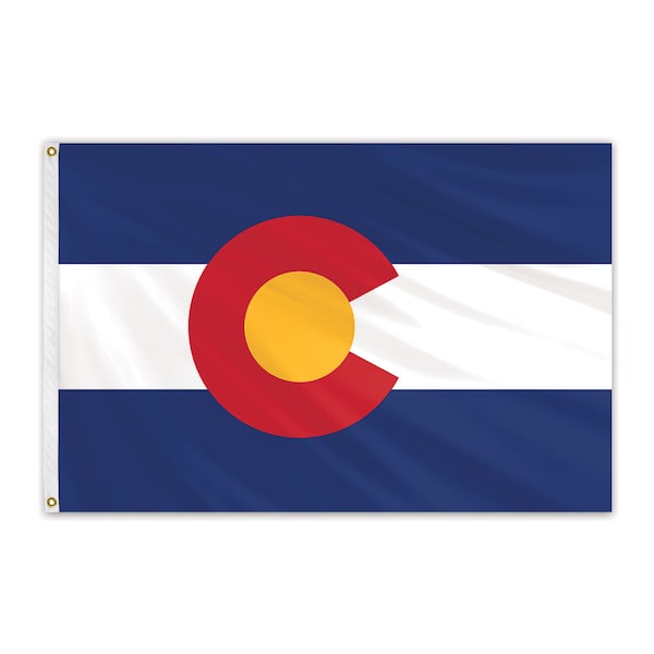 Global Flags Unlimited Colorado Outdoor Nylon Flag 3'x5' - 200142