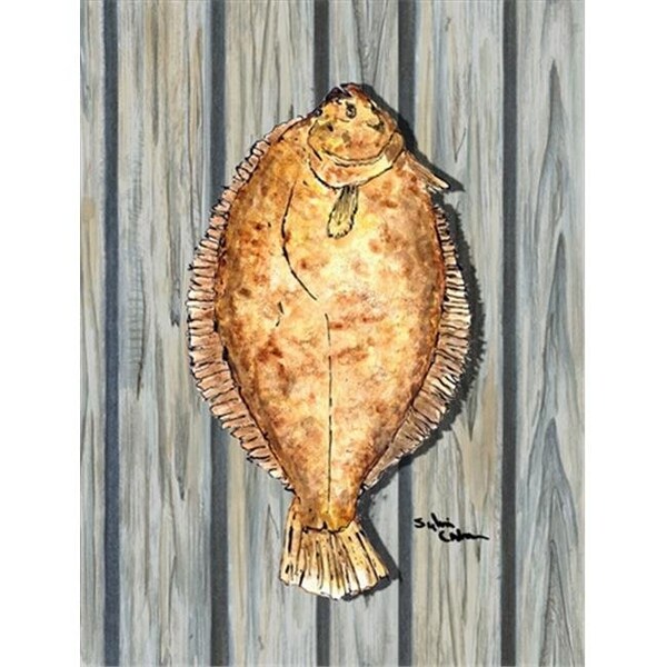 Carolines Treasures Carolines Treasures 8495GF 11 x 15 in. Fish Flounder Flag Garden Size - 8495GF