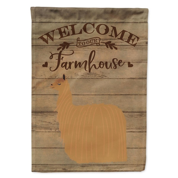 Carolines Treasures Alpaca Suri Welcome Garden Flag - 11 x 0.01 x 15 in. - CK6864GF
