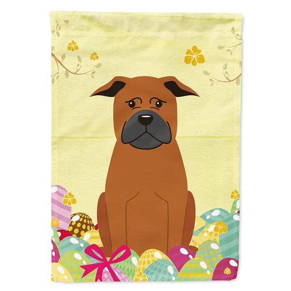 Carolines Treasures Easter Eggs Chinese Chongqing Dog Garden Size Flag - BB6111GF