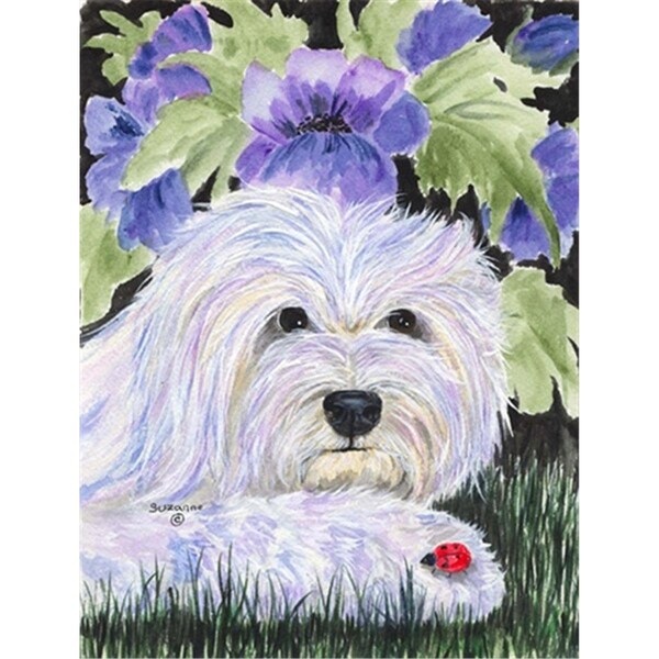 Patioplus Cotton De Tulear Flag - Garden Size - PA10884