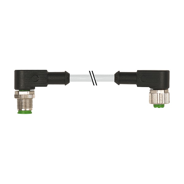 Murr Elektronik M12 macho 90° / M12 hembra 90°, PUR 4x0.34 gy UL/CSA+cadena de arrastre 5m - 7000-40261-2340500