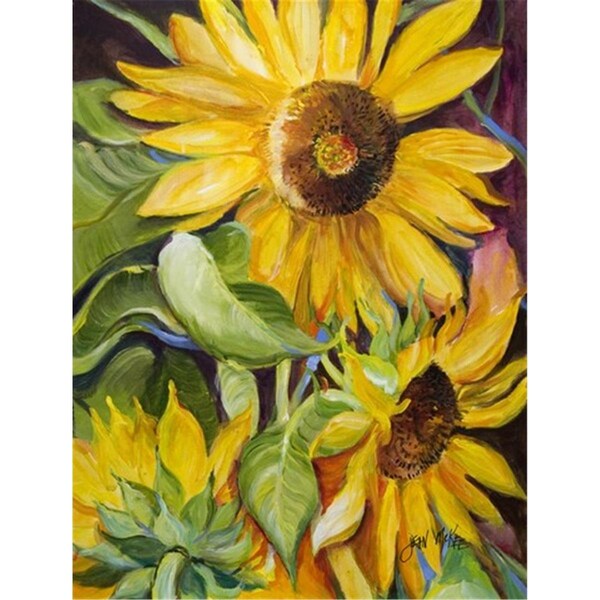 Carolines Treasures Sunflowers Flag Garden Size - CA75991