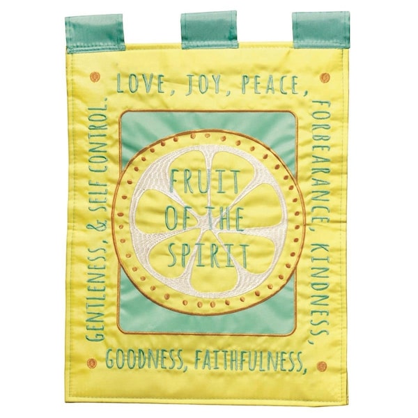 Dicksons Flag Double Applique Fruit of The Spirit Polyester Garden - FLAG2060