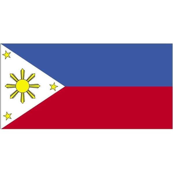 Annin Flagmakers Annin Flagmakers 196754 3 ft. x 5 ft. Nyl-Glo Philippines Flag - 196754