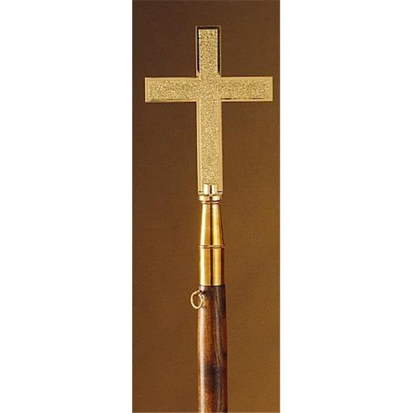 Annin Flagmakers Annin Flagmakers 601015 Classic Church Cross Gold 8 in. - 601015