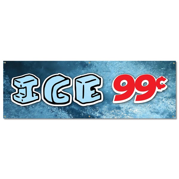 Signmission Ice 99, 24 Inch, Banner - B-72-30395