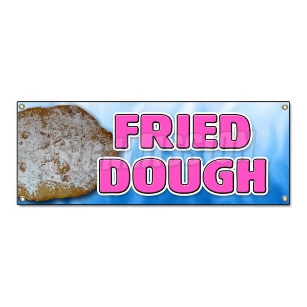 Signmission FRIED DOUGH BANNER SIGN carnival elephant ear deep fried batter powder sugar - B-FRIED DOUGH