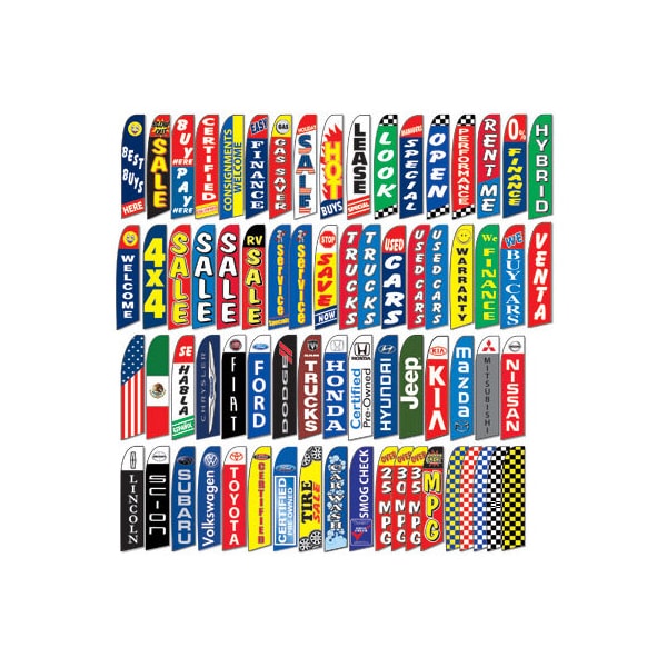 Ez Line Replacement Swooper Flag: Blow Out Sale - 831-BOS