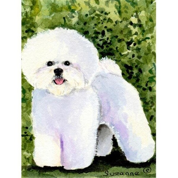 Carolines Treasures Carolines Treasures SS8712CHF 28 x 40 in. Bichon Frise House Size Canvas Flag - SS8712CHF