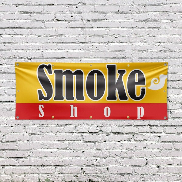 Signmission Smoke Shop, 48 Inch x 120 Inch, Vinyl Banner - B-120-30859