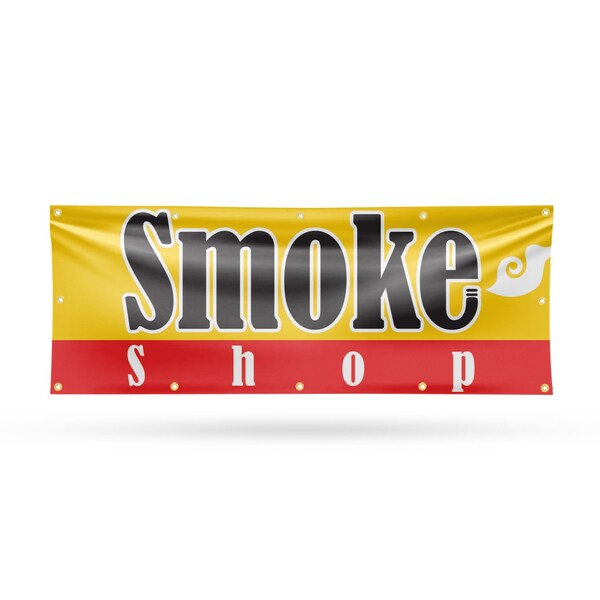 Signmission Smoke Shop, 48 Inch x 120 Inch, Vinyl Banner - B-120-30859