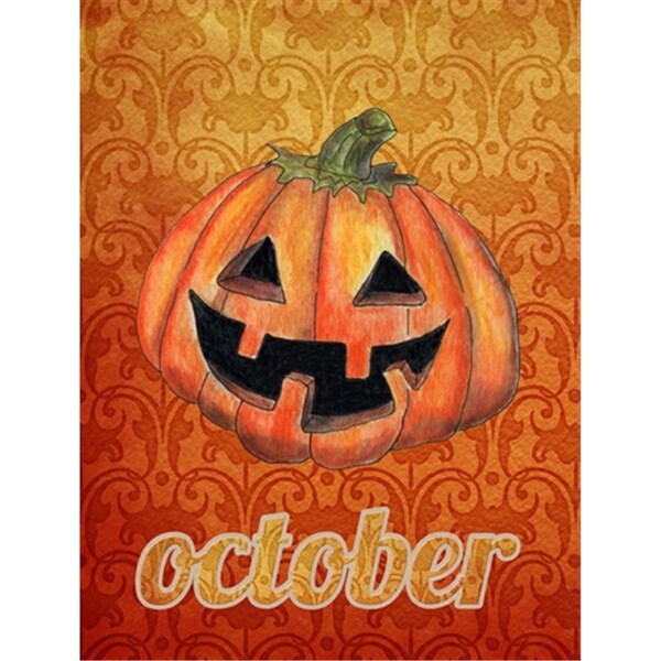 Patioplus October Pumpkin Halloween Flag Garden Size - PA245815