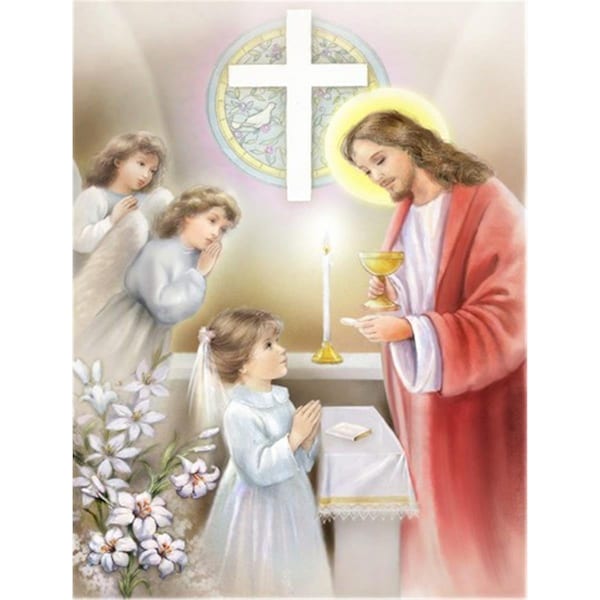 Carolines Treasures First Communion Girl Flag Garden Size - APH7585GF