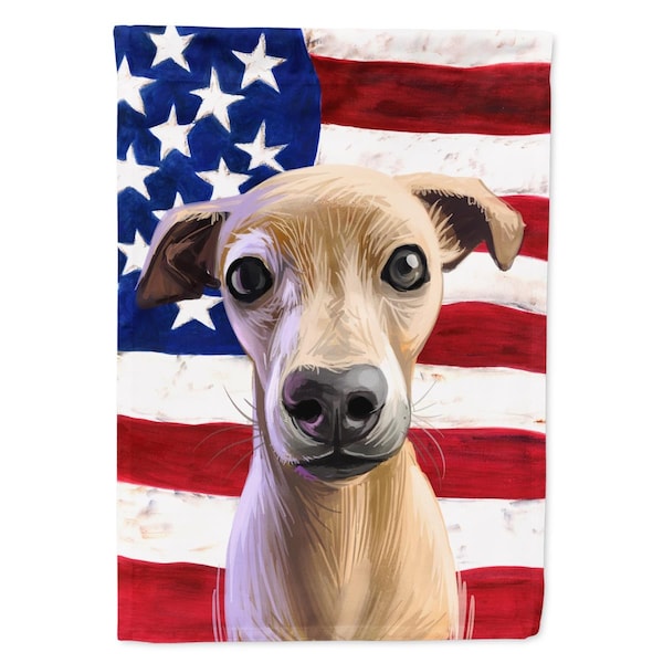 Patioplus Italian Greyhound American Garden Flag - 11 x 0.01 x 15 in. - PA2892325