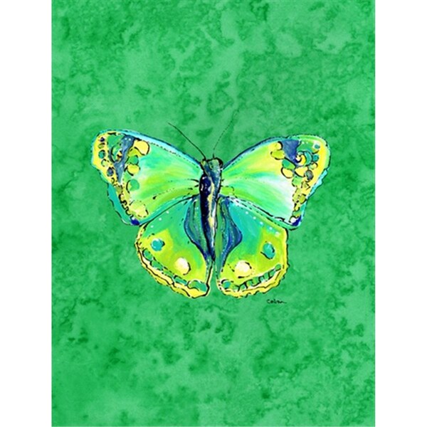 Patioplus Butterfly Green On Green Flag- Garden Size - PA2915246