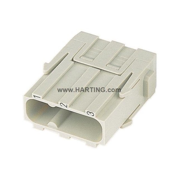 Módulo Harting Han C, macho de engarce (dos, PK 2 - 09140033003)