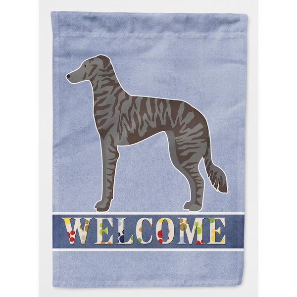 Carolines Treasures Longdog Welcome Flag Canvas House Size - CK3755CHF