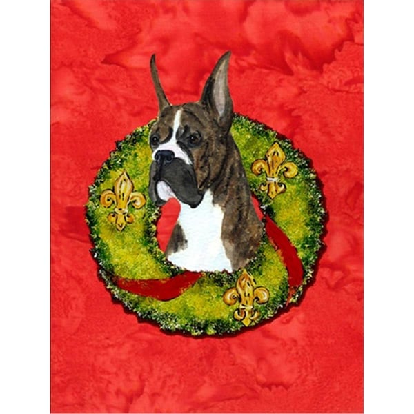 Carolines Treasures 28 x 40 in. Boxer Flag Canvas House Size - SS4195CHF
