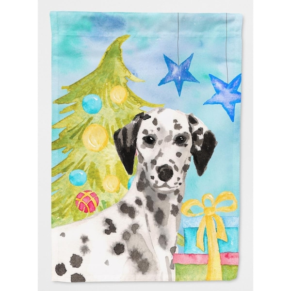 Patioplus Dalmatian Christmas Flag - Garden Size - PA888537