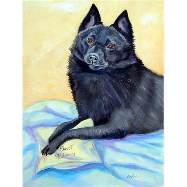 Patioplus 11 x 15 in. Schipperke Sweet Dreams Garden Size Flag - PA251885