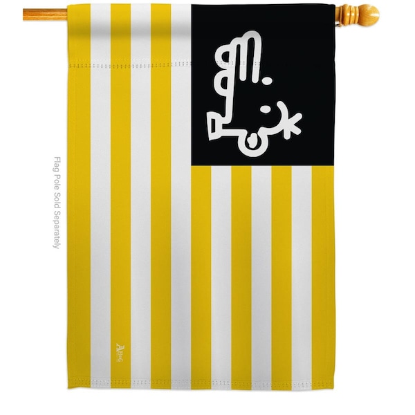 Guarderia Manny Novelty Trendy 28 x 40 in. Double-Sided Horizontal House Flags for Decoration Banner Garden - GU3903895