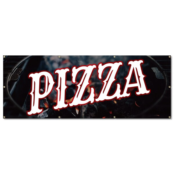 Signmission Pizza, 36 Inch, Banner - B-96-30416