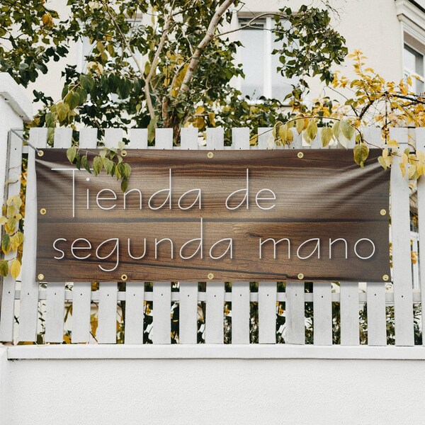 Signmission Tienda de Segunda Mano, 48 Inch x 120 Inch, Vinyl Banner - B-120-30890