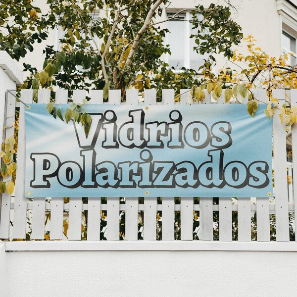 Signmission Vidrios Polarizados, 24 Inch x 72 Inch, Vinyl Banner - B-72-30917