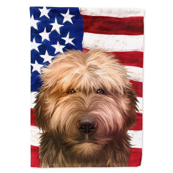 Patioplus Briard Dog American Garden Flag - 11 x 0.01 x 15 in. - PA2893593