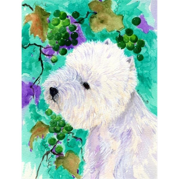Patioplus 11 x 15 in. Westie Garden Size Flag - PA951214